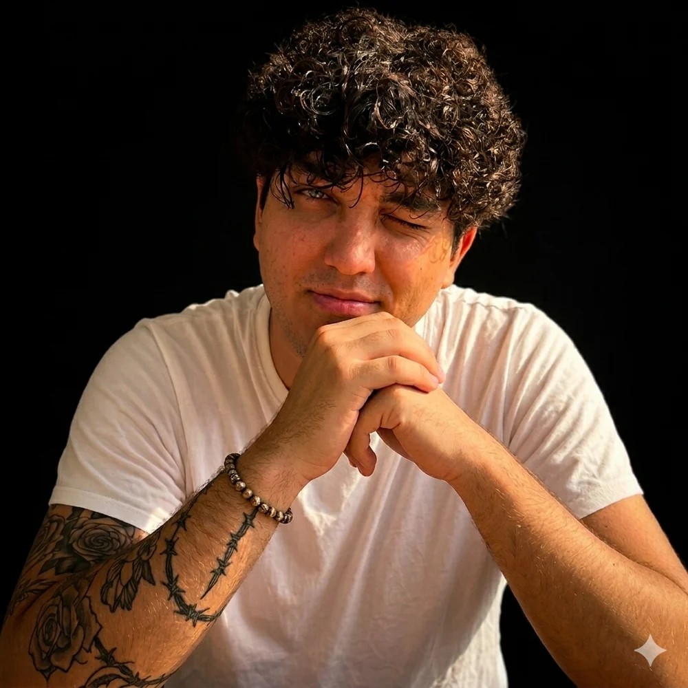 Luca Salvemini, ritratto con l'occhiolino